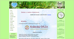 Desktop Screenshot of kralovskaoaza.cz